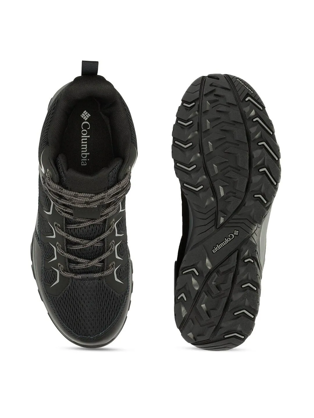 Slip Resistant Columbia Men Black GRANITE TRAIL MID WP