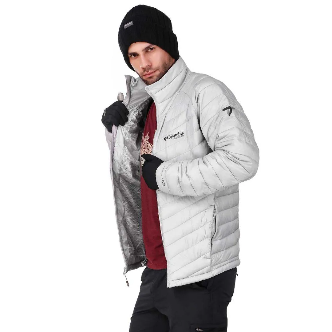 Columbia Men Grey Snow Country Jacket Modular Layering System