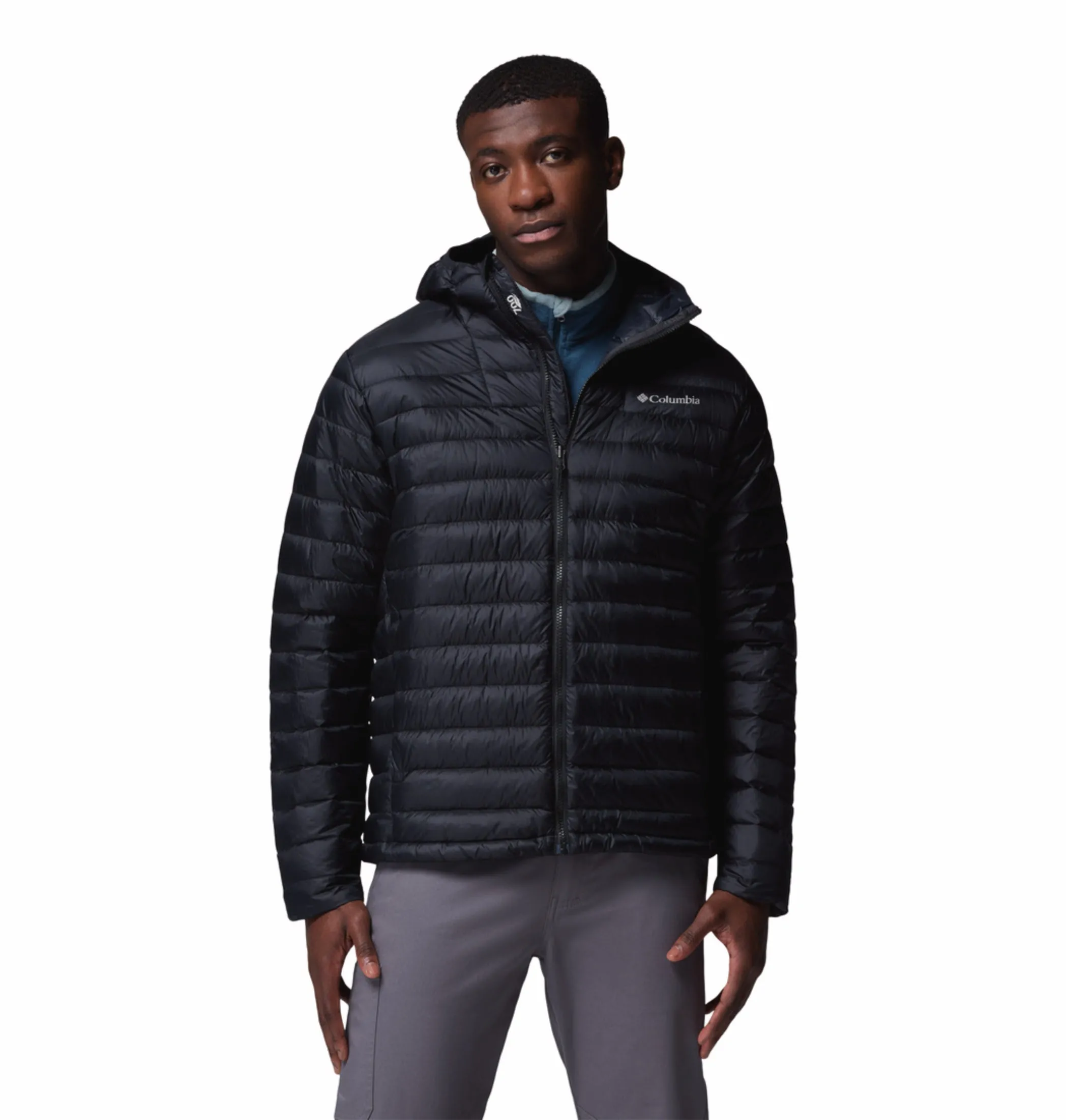 Columbia Men Black OmniShield Corelite Down Jacket neutral - colored graduation party