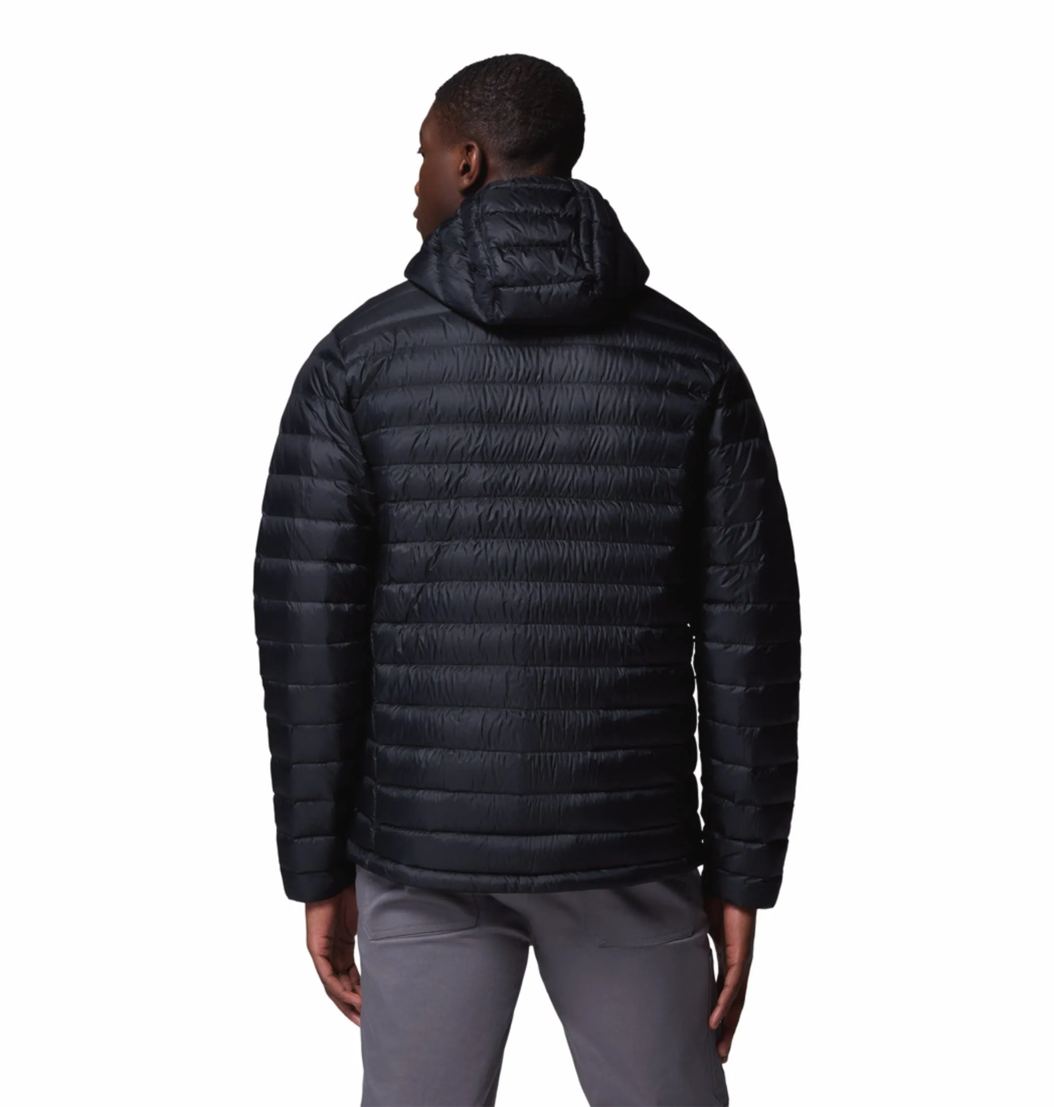 Multi Pocket System Columbia Men Black OmniShield Corelite Down Jacket