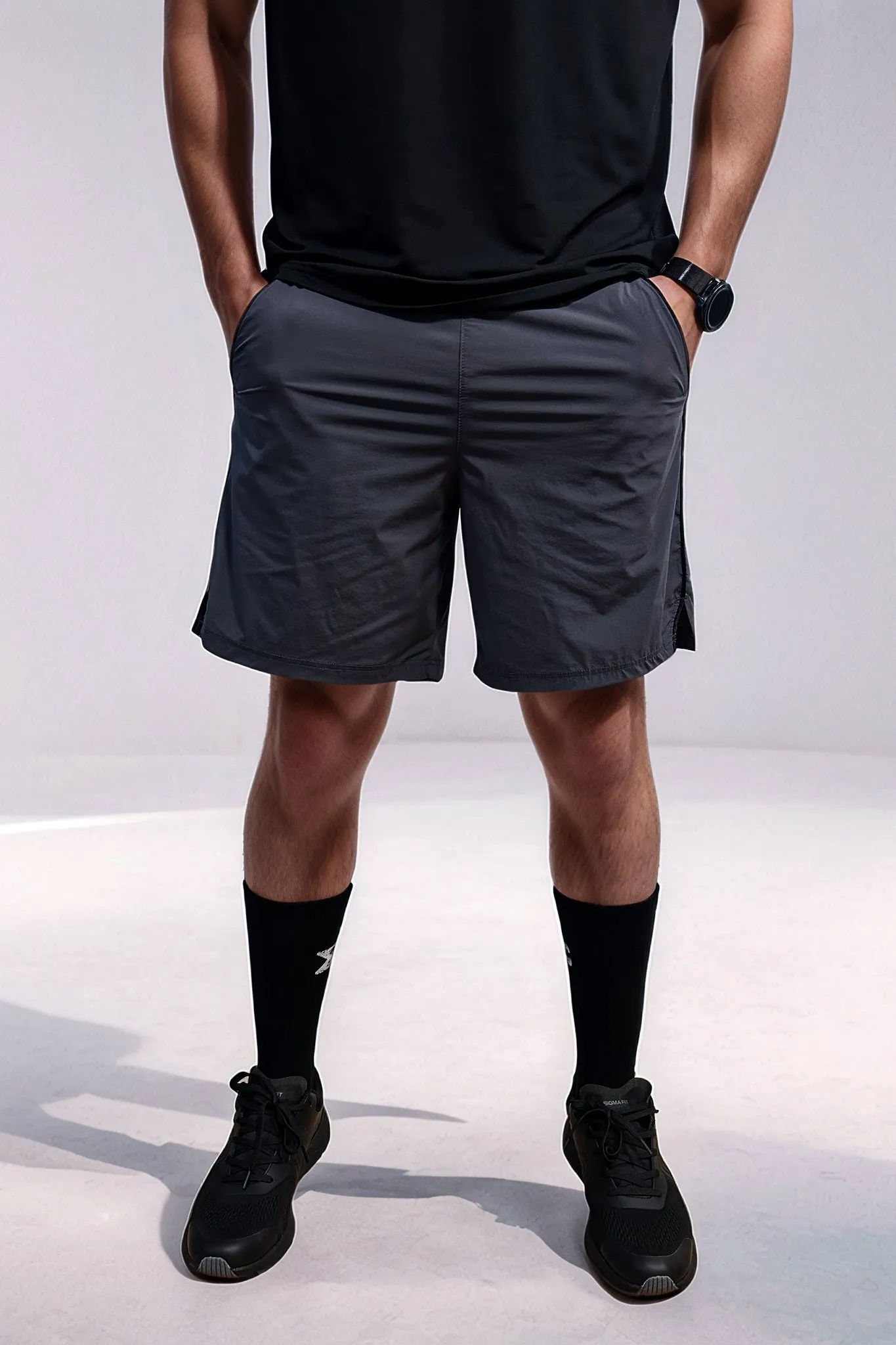 Daily Casual Movement Flex Endurance Training Short Dark Gray