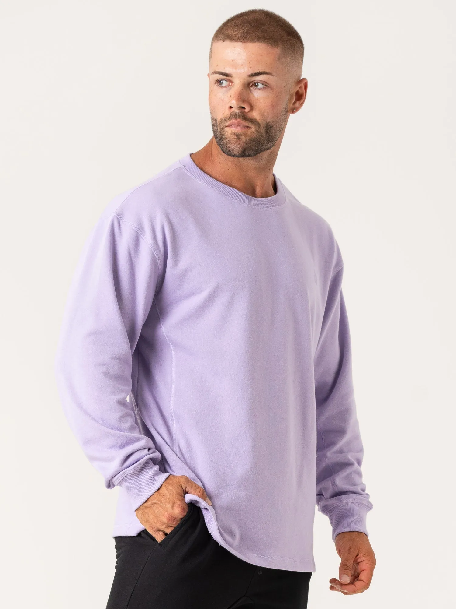 Force Crew Neck - Purple camping suitable product tassel movement