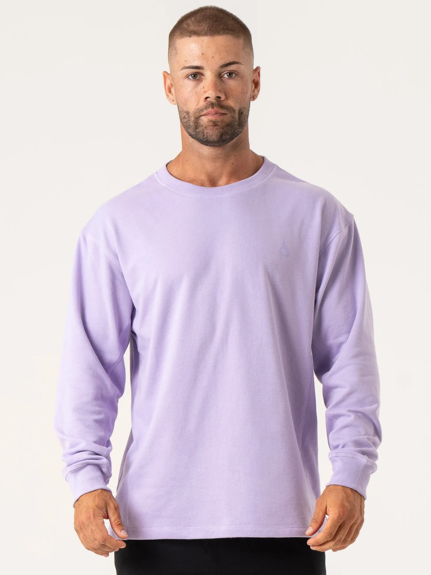 Force Crew Neck - Purple Outdoor Minimal