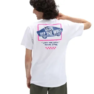 Vans T-shirt Sketchy Past VN0A7PLVWHT1 white Active Flex