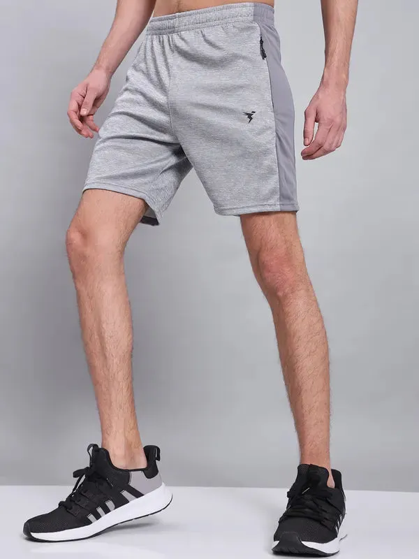 Sport Style Fit Men Melange Slim Fit Shorts with TECHNO DRY