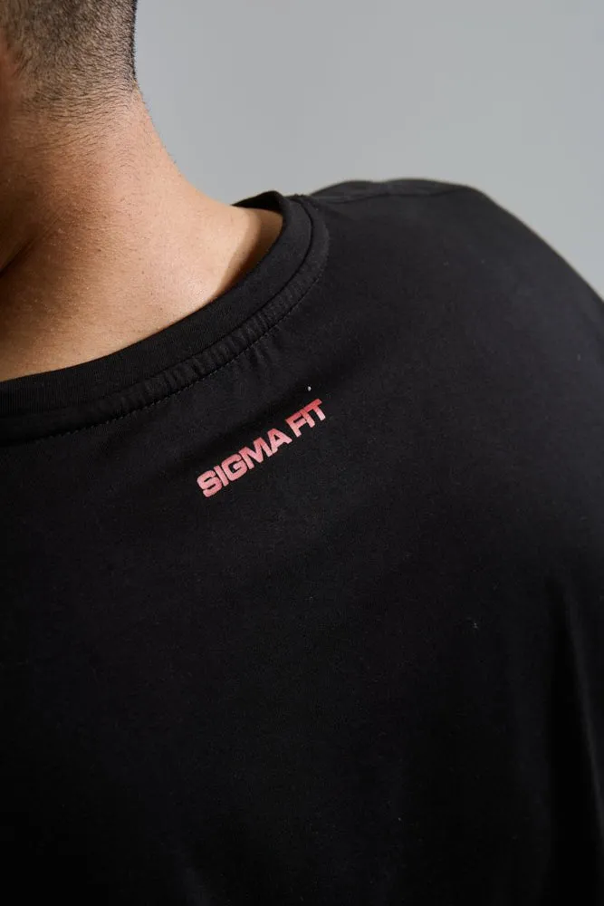 HypoallergenicFabric Antibacterial lining Oversized Tee Black