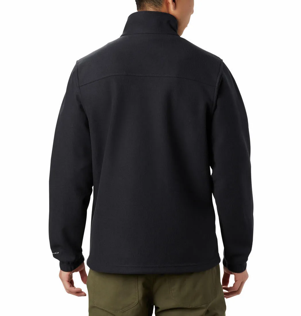 Light Comfort Columbia Men Black Hot Dots III Full Zip Fleece