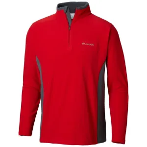 Columbia Men Red Fast Trek II Full Zip Fleece Relaxed Coverage Fall Ready