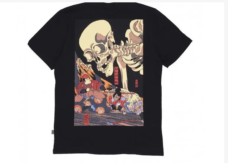 Dolly Noire T-shirt manica corta Odukuro Tee TS415-TA-01 nero Unisex Core