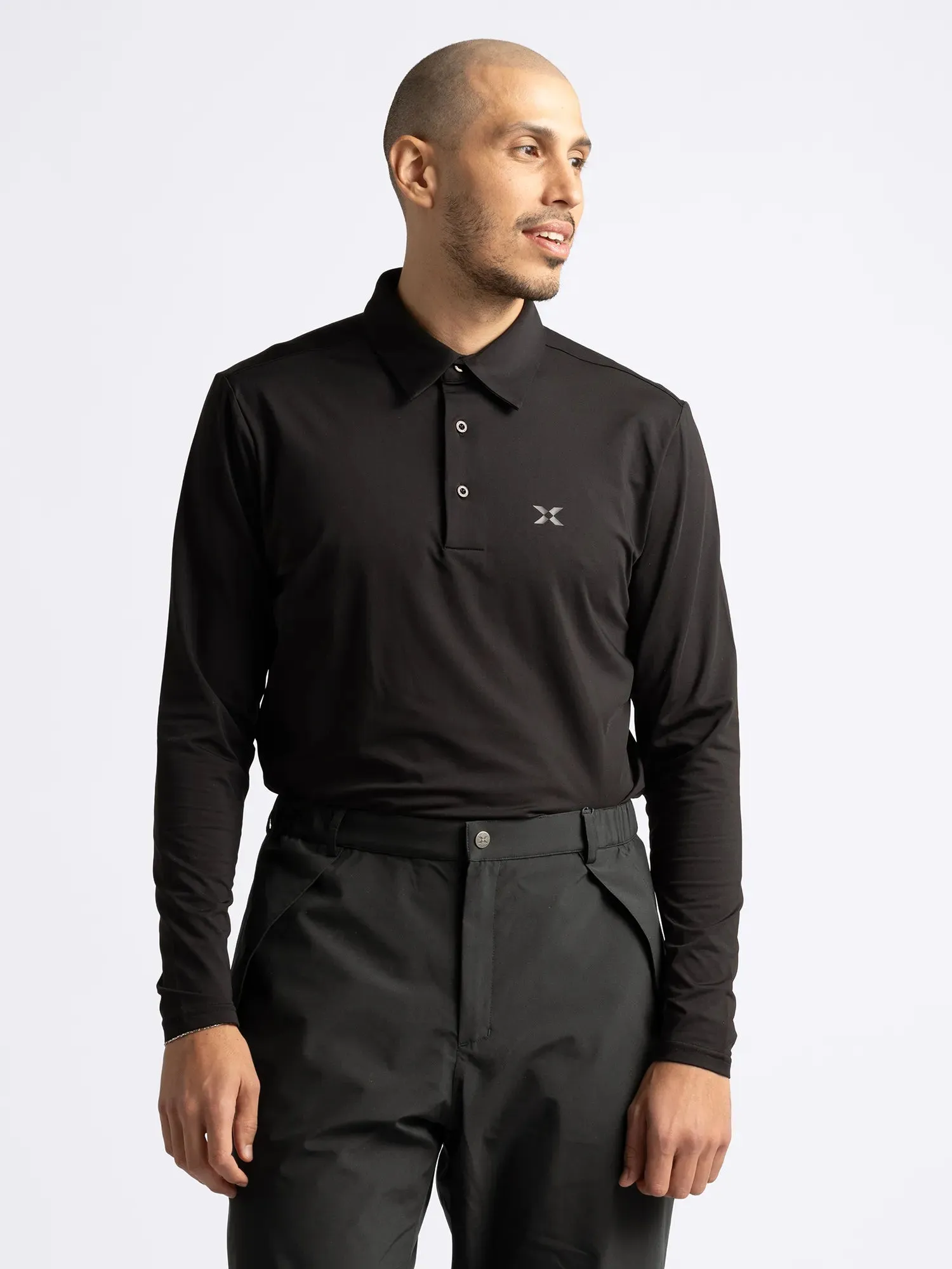 M NICK POLOSHIRT Black Corporate Event