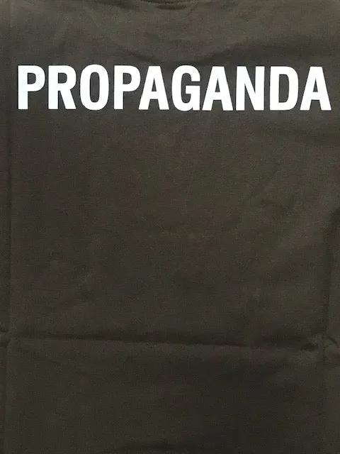Propaganda T-shirt Logo 088 01 black Versatile Style Trend