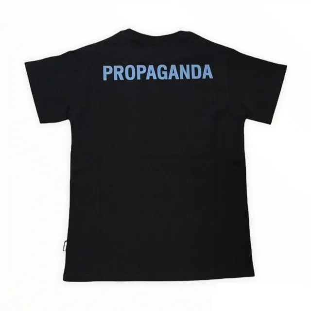 Relaxed Everyday Wear Street Trendy Propaganda T-shirt Logo 088 01 black