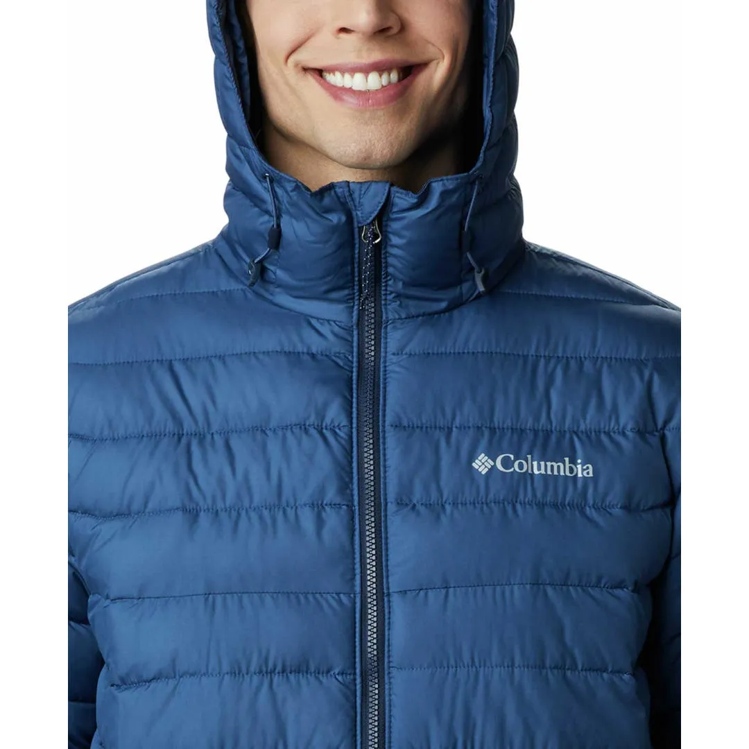 Maintain Columbia Men Blue Powder Lite Hooded Jacket