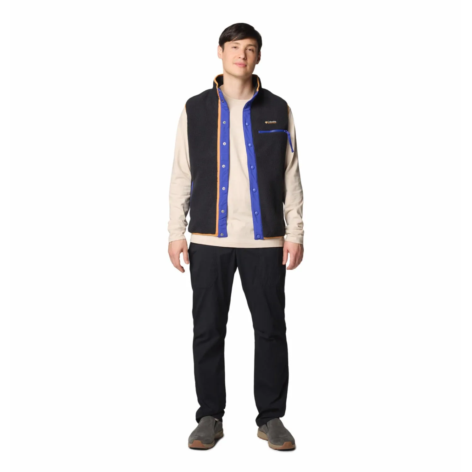 Columbia Men Black Helvetia II Vest Trendy Look Laidback Look