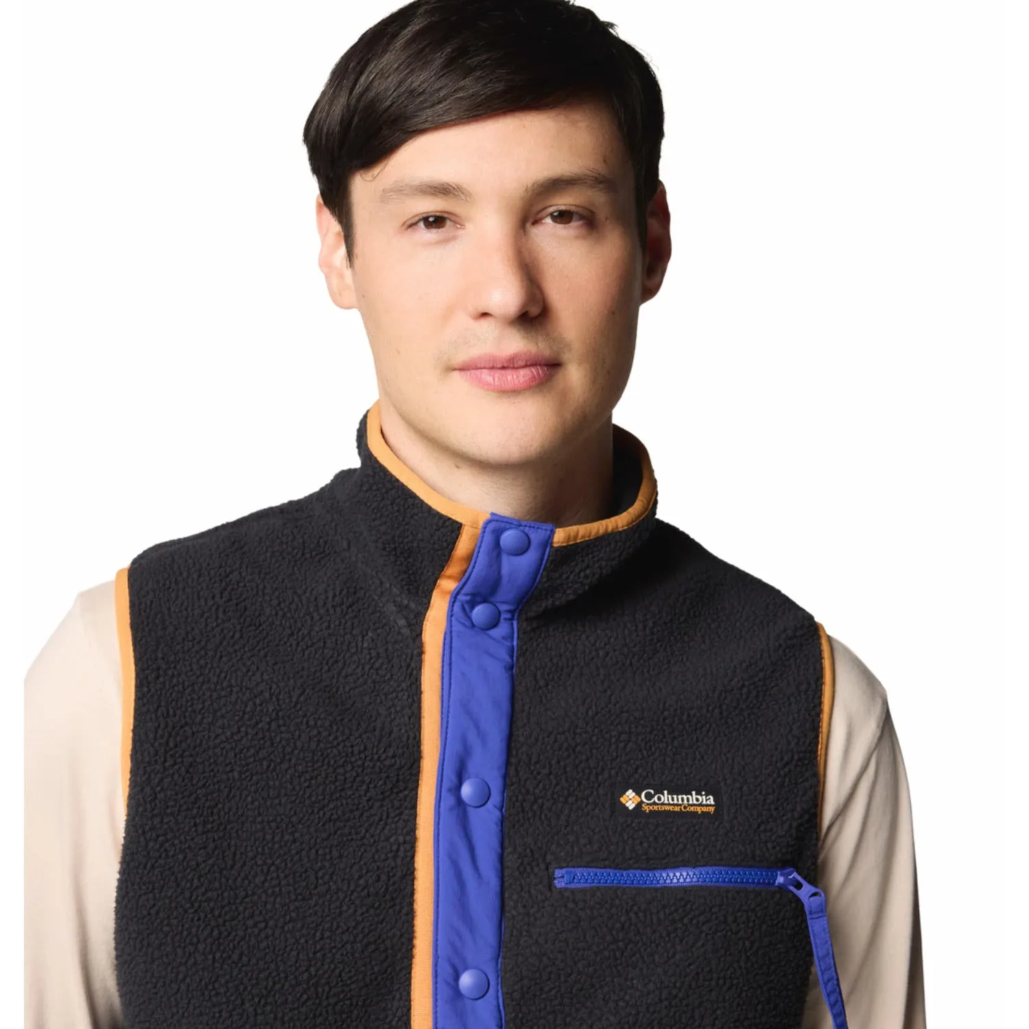Columbia Men Black Helvetia II Vest Effortless Cool