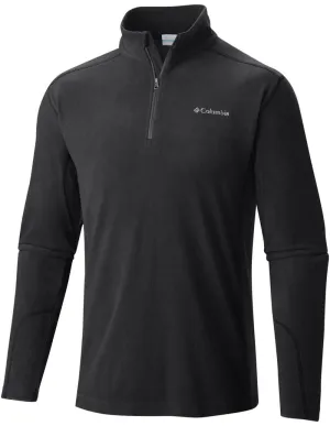Columbia Men Black Klamath Range II Half Zip (Sun Protection) Fade Resistant Fabric