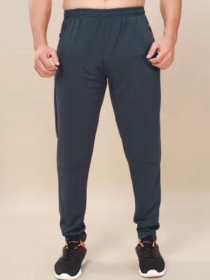 Agility Performance Men Plus Size Solid Slim Fit Trackpants with TECHNO DRY