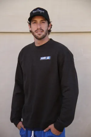 Relaxed Hoodie Retro Crewneck