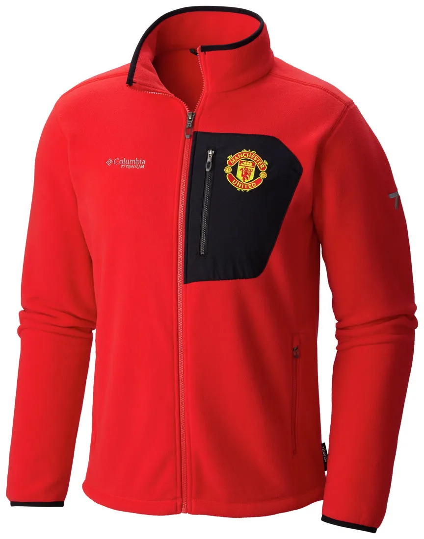 Columbia Men Red Titan Pass 2.0 Fleece Jacket Overnight Trip