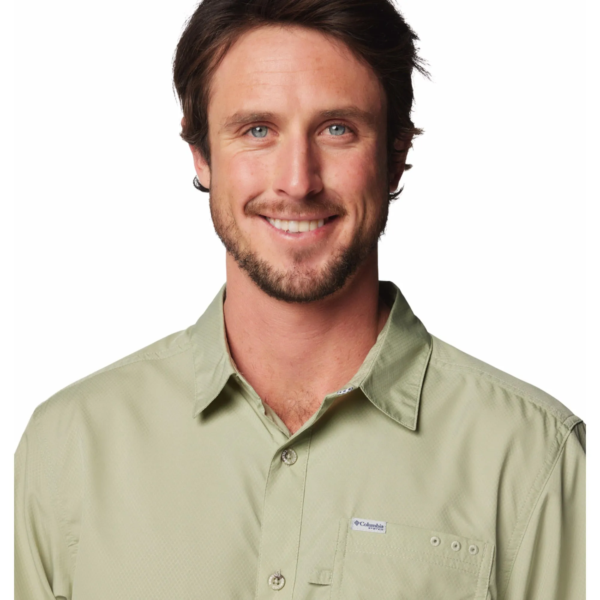 Cozy Dress Comfort sleepwear Columbia Men Green Slack Tide Camp Shirt (Sun Protection)