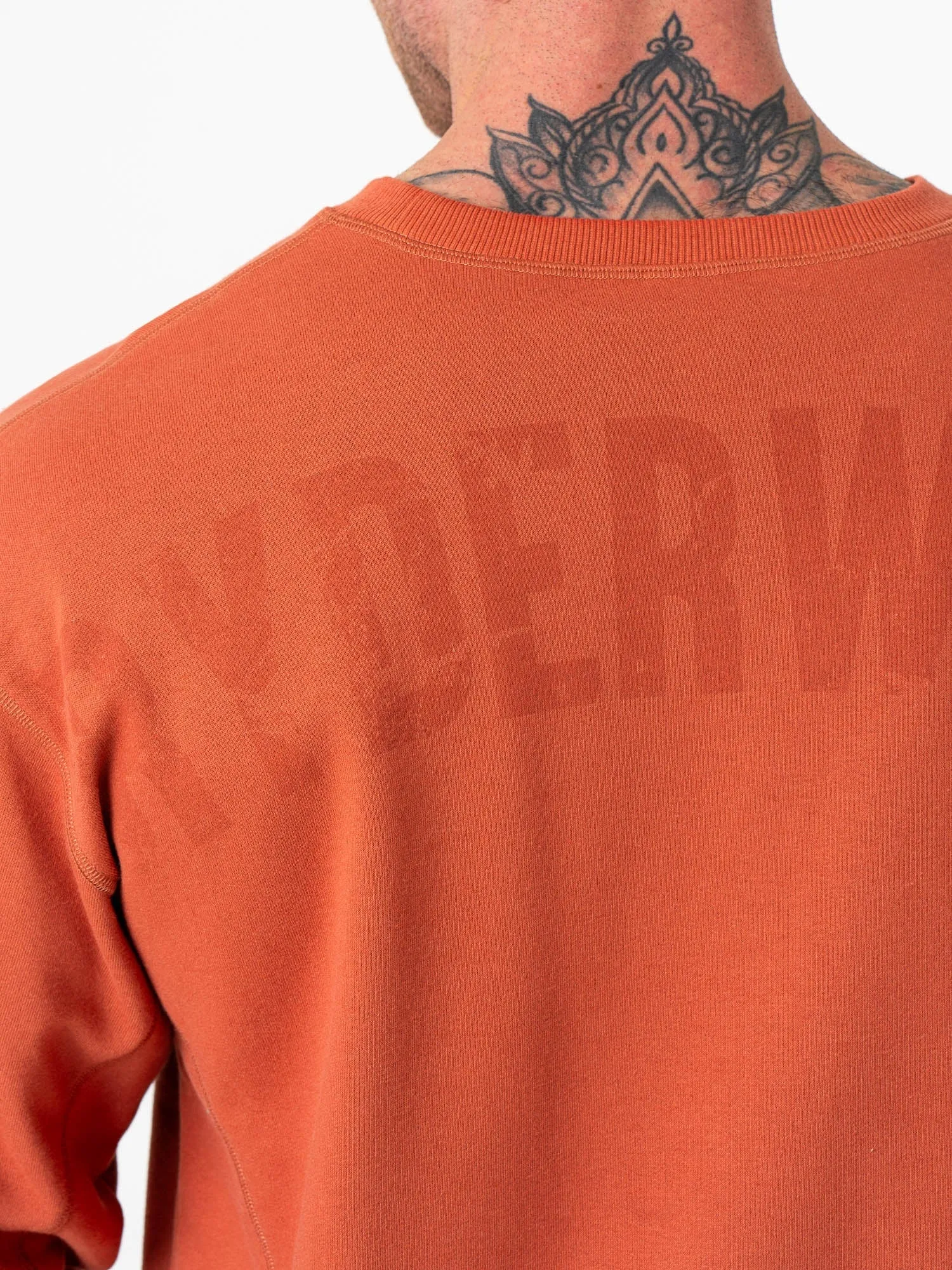 Force Crew Neck - Terracotta Snuggly Fit Smart Design
