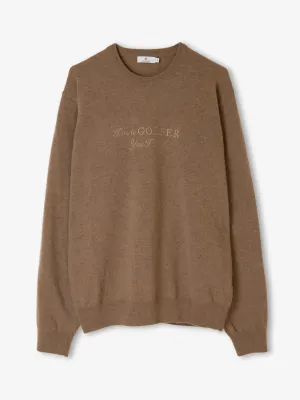 marbled product chambray casualness Greg IGY1 Crew neck Menswear Deep Sand