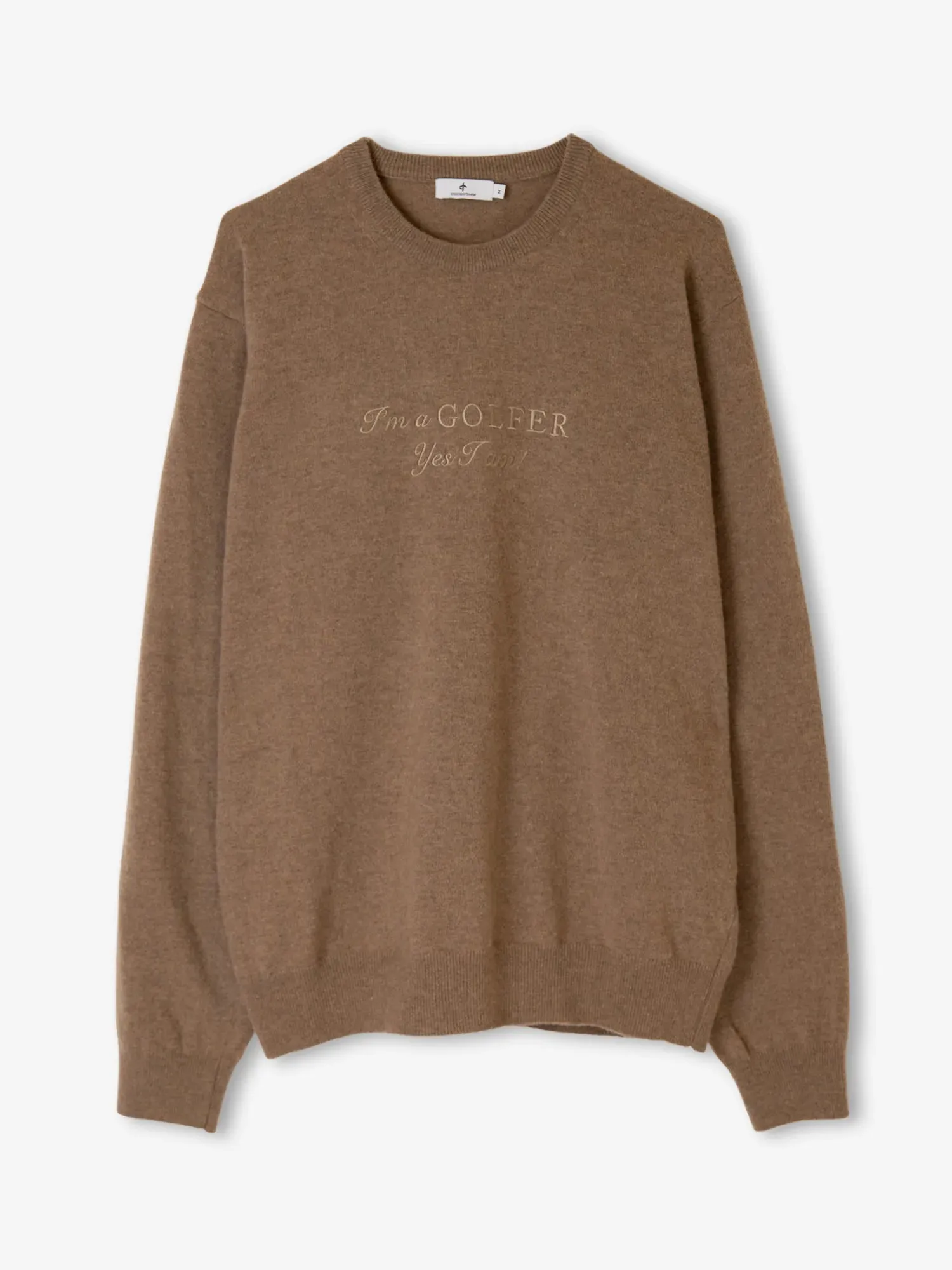 marbled product chambray casualness Greg IGY1 Crew neck Menswear Deep Sand