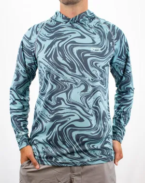 Aft Hoody | Blue Urban Style Anti Pilling Surface
