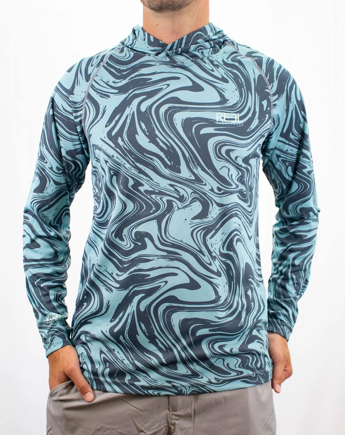 Aft Hoody | Blue Urban Style Anti Pilling Surface