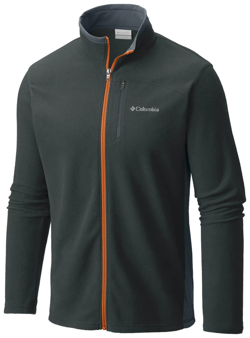 Medium Pile Texture Columbia Men Black Lost Peak Full Zip Fleece
