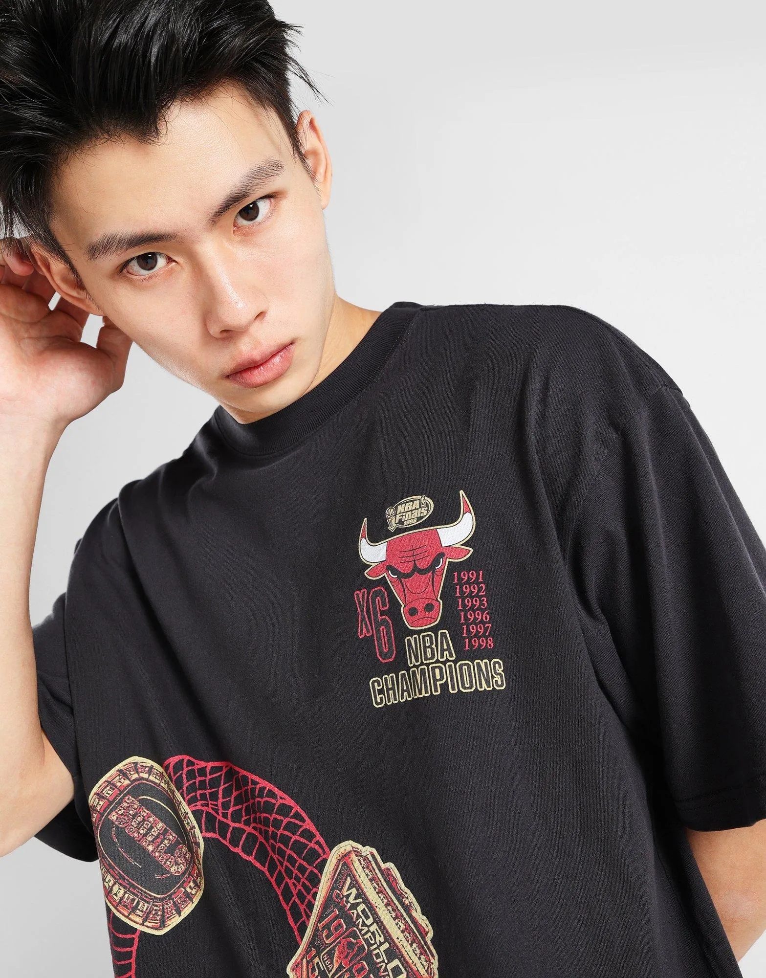 Layering Comfort Anti Pilling Finish CNY Snake T-Shirt