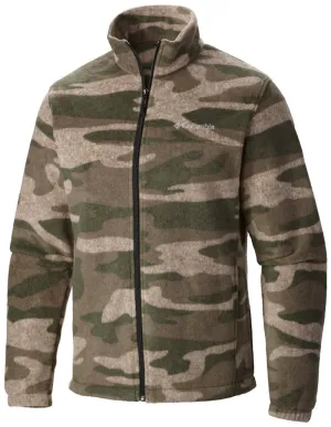 Park Outing Columbia Men Green Steens Mountain  Printed Jacket