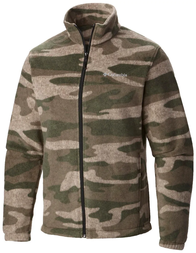 Park Outing Columbia Men Green Steens Mountain  Printed Jacket