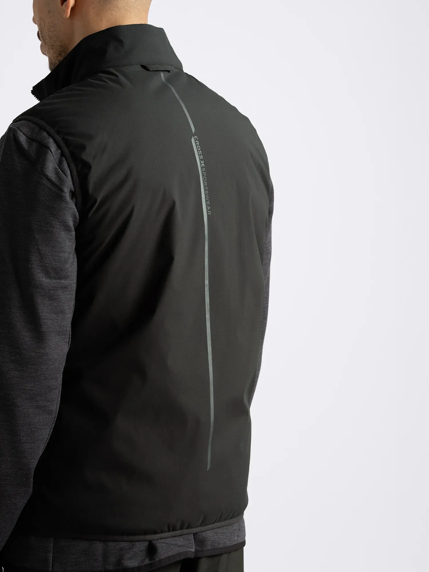 M CREEK WIND VEST Black Weight Distributing Pads