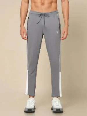 Anti Pilling Surface Men Colorblock Slim Fit Trackpants with ELASTO PLUS