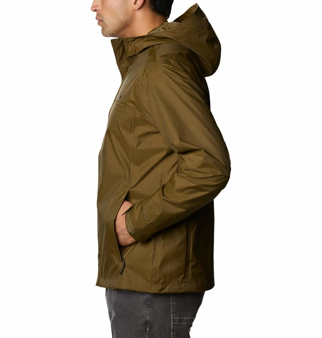 Columbia Men Green Watertight II Jacket Waterproof Breathable mesh