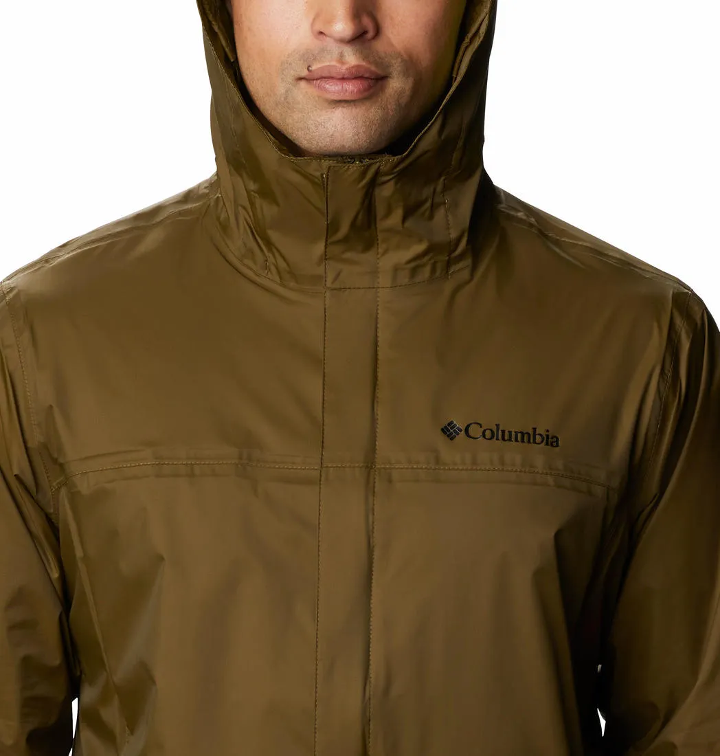 Rain Guard Columbia Men Green Watertight II Jacket Waterproof