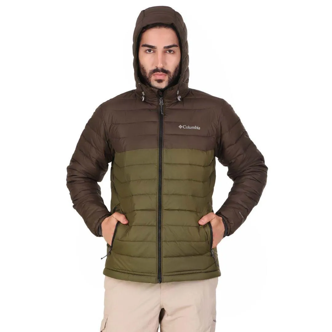 Reveal Fashion Active Columbia Men Green Powder Lite Hooded Jacket