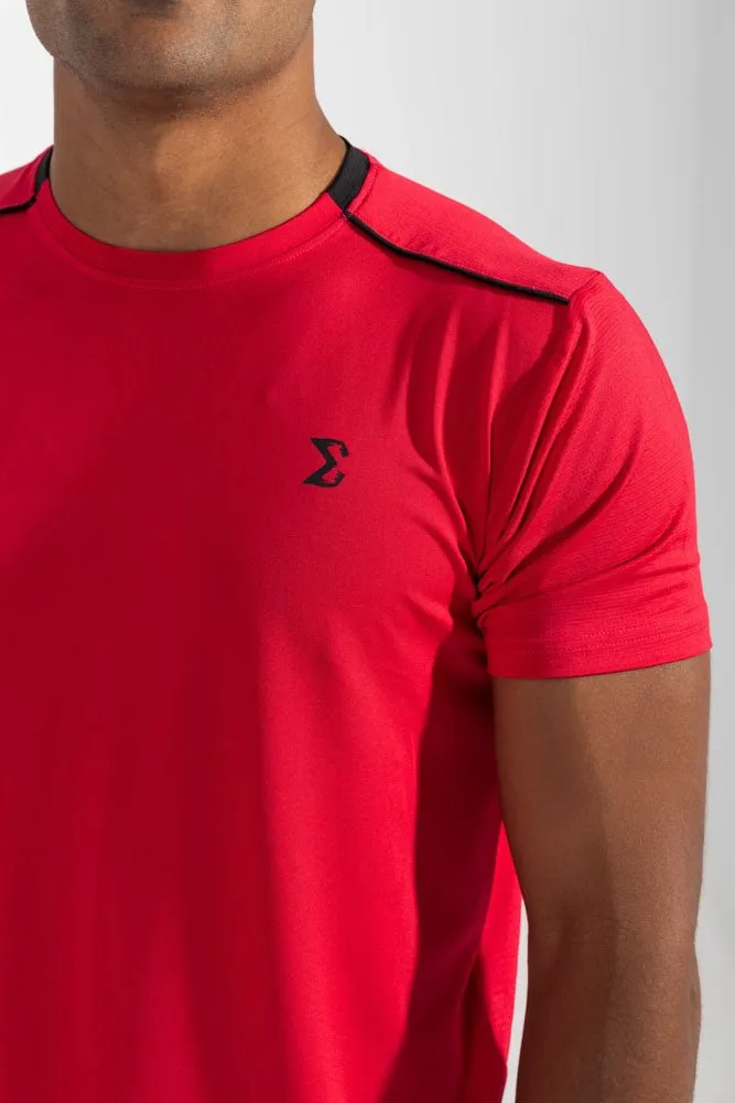 Racket Sports Tee Flame Scarlet TagFreeDesign