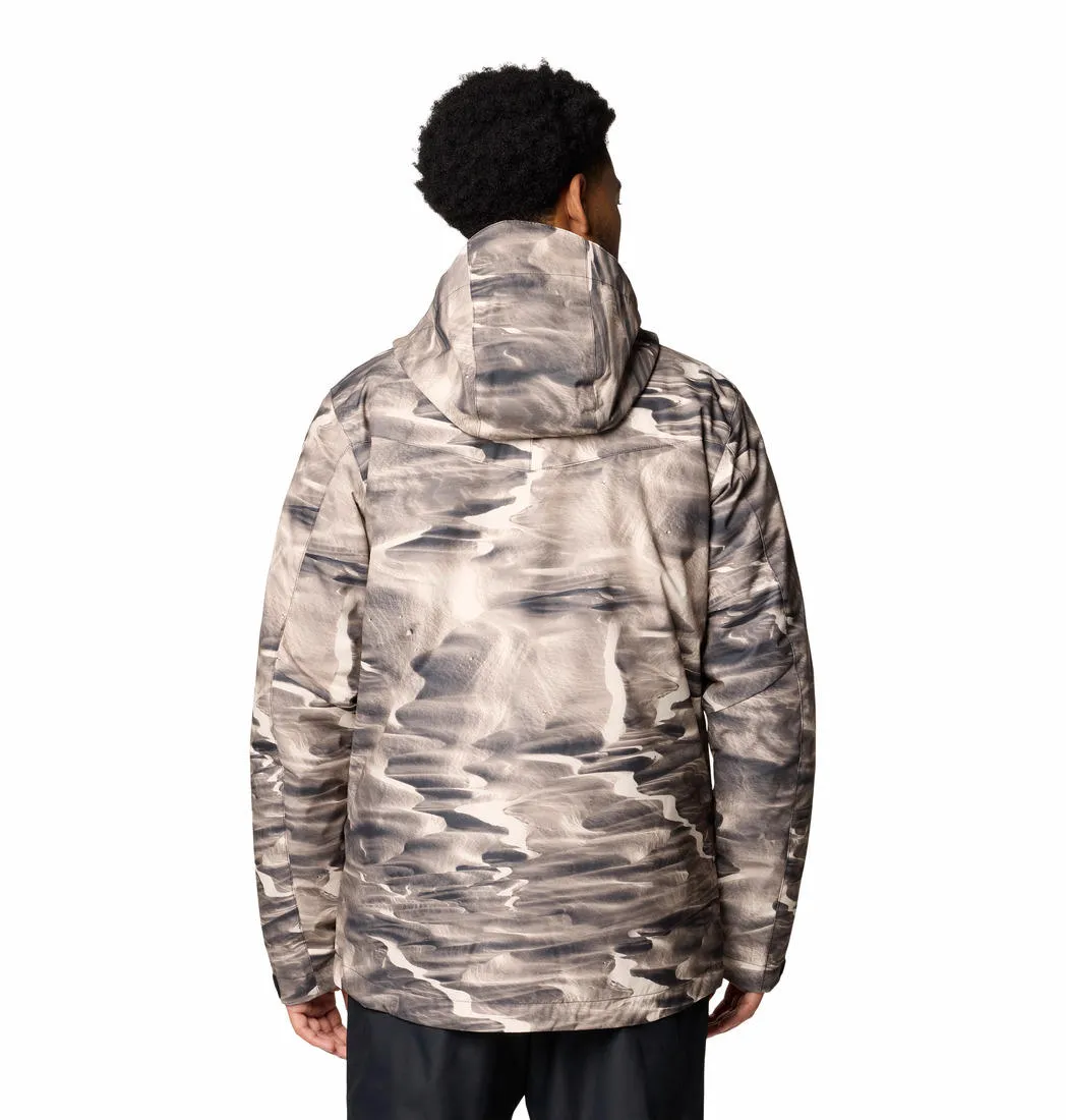 Lightweight Design Columbia Men Brown Whirlibird V Printed Interchange Jacket