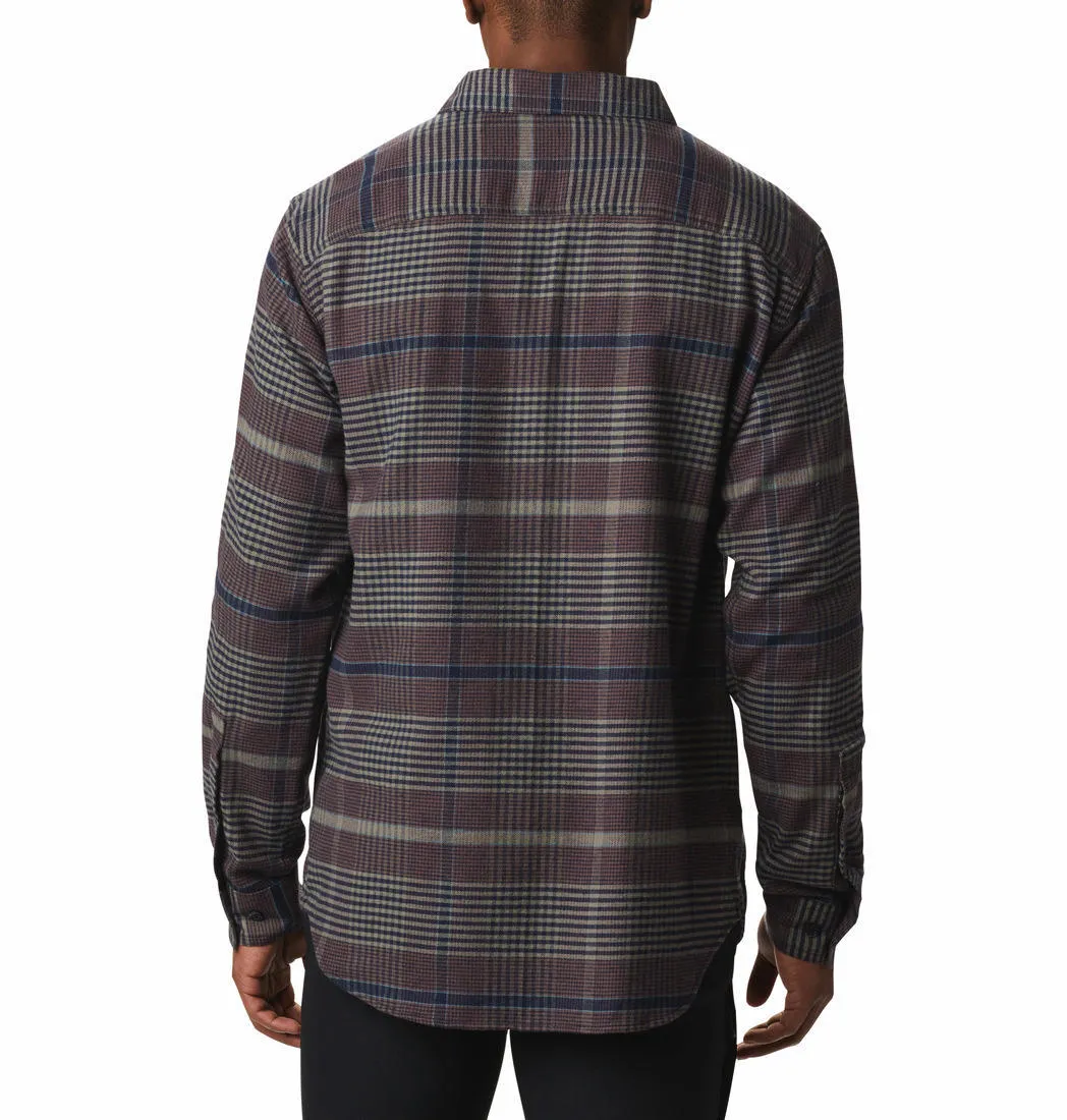 Spirit Glow EcoFriendlyProduction Columbia Men Green Cornell Woods Flannel Long Sleeve Shirt