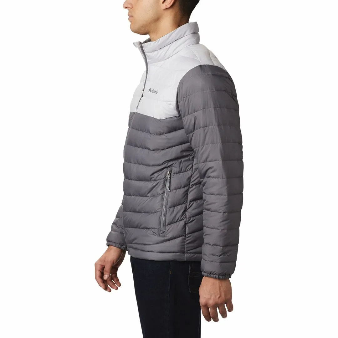 Contest Columbia Men Grey Powder Lite Jacket