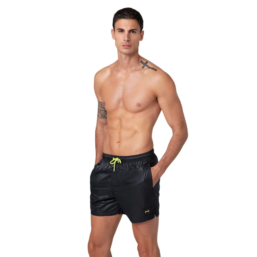 F**K pantaloncino costume mare da uomo M01BU02BK nero Cap