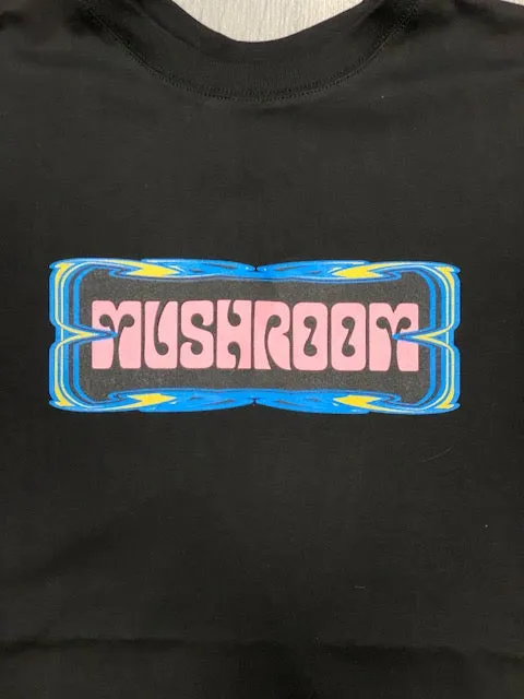 Mushroom T-shirt 19014-01 black GentleWashResistance Smart Fit