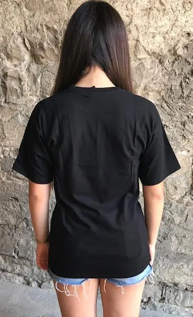 Obey PHONE TAP BASIC TEE 163082336 black Casual Fashion Water Based Ink