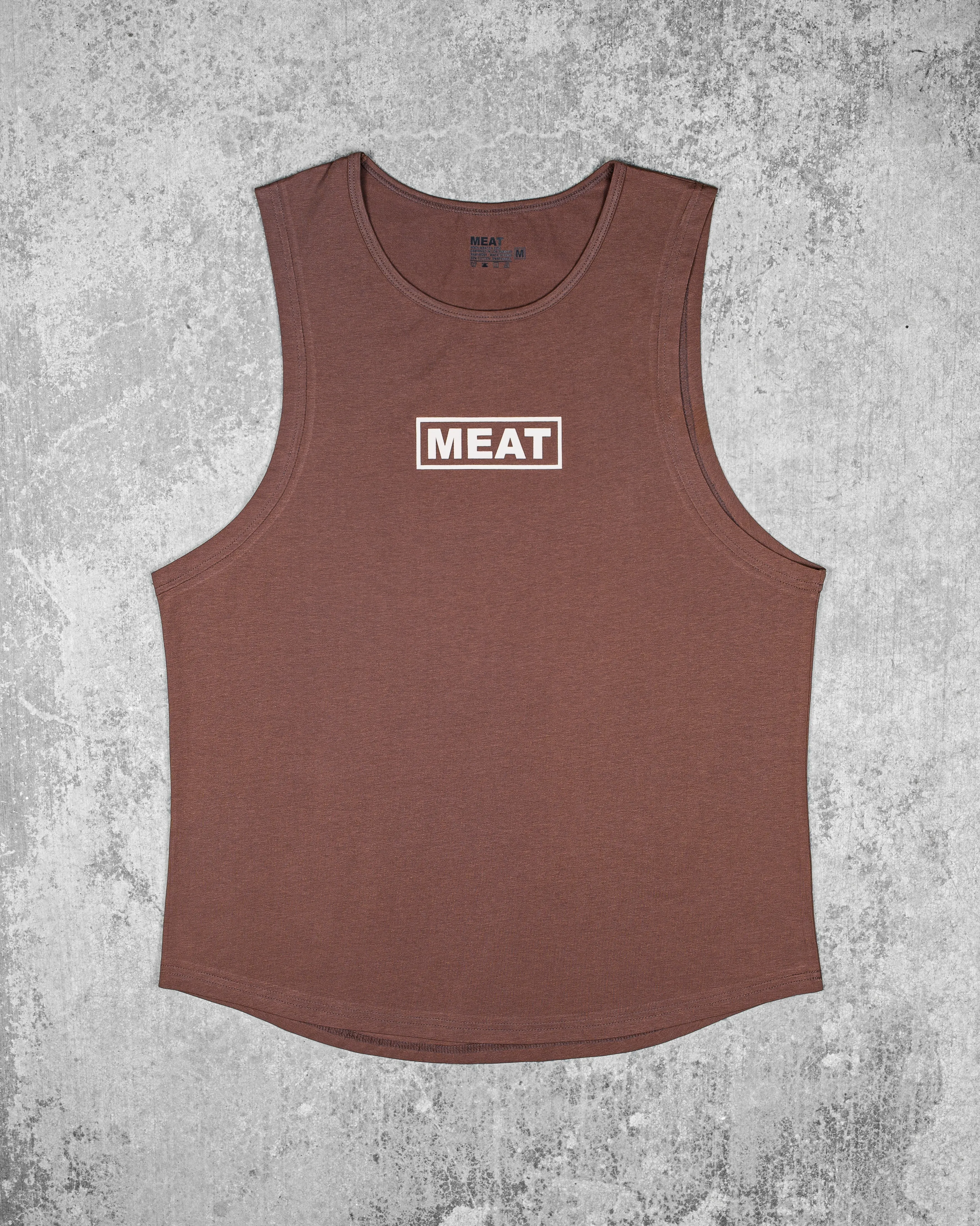 LOOSEFIT MUSCLE TANK ?C CLASSIC / BROWN non conventional weapons large - size wheels