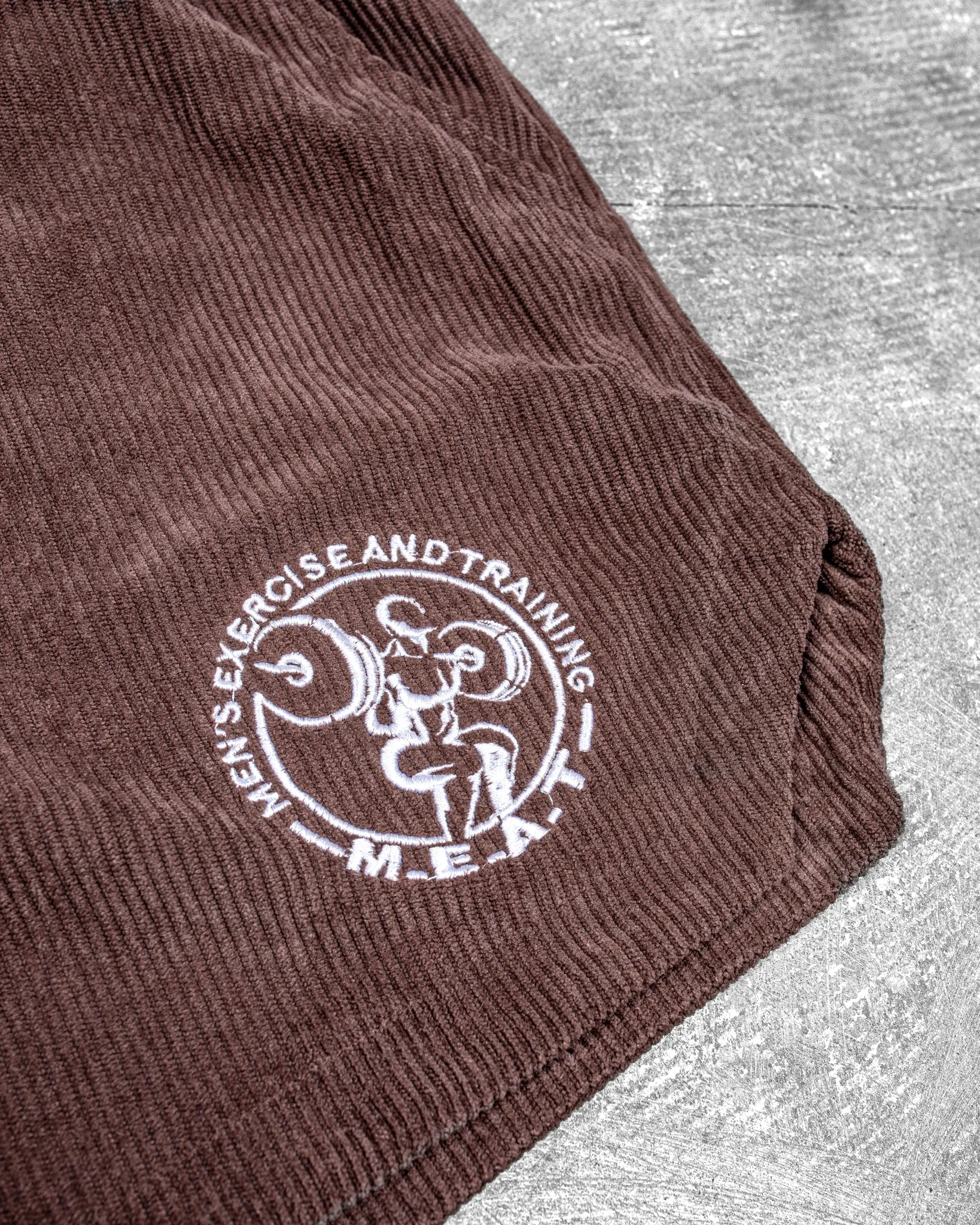 LIFTING SHORTS ?C CORDUROY / BROWN Lounge Wear