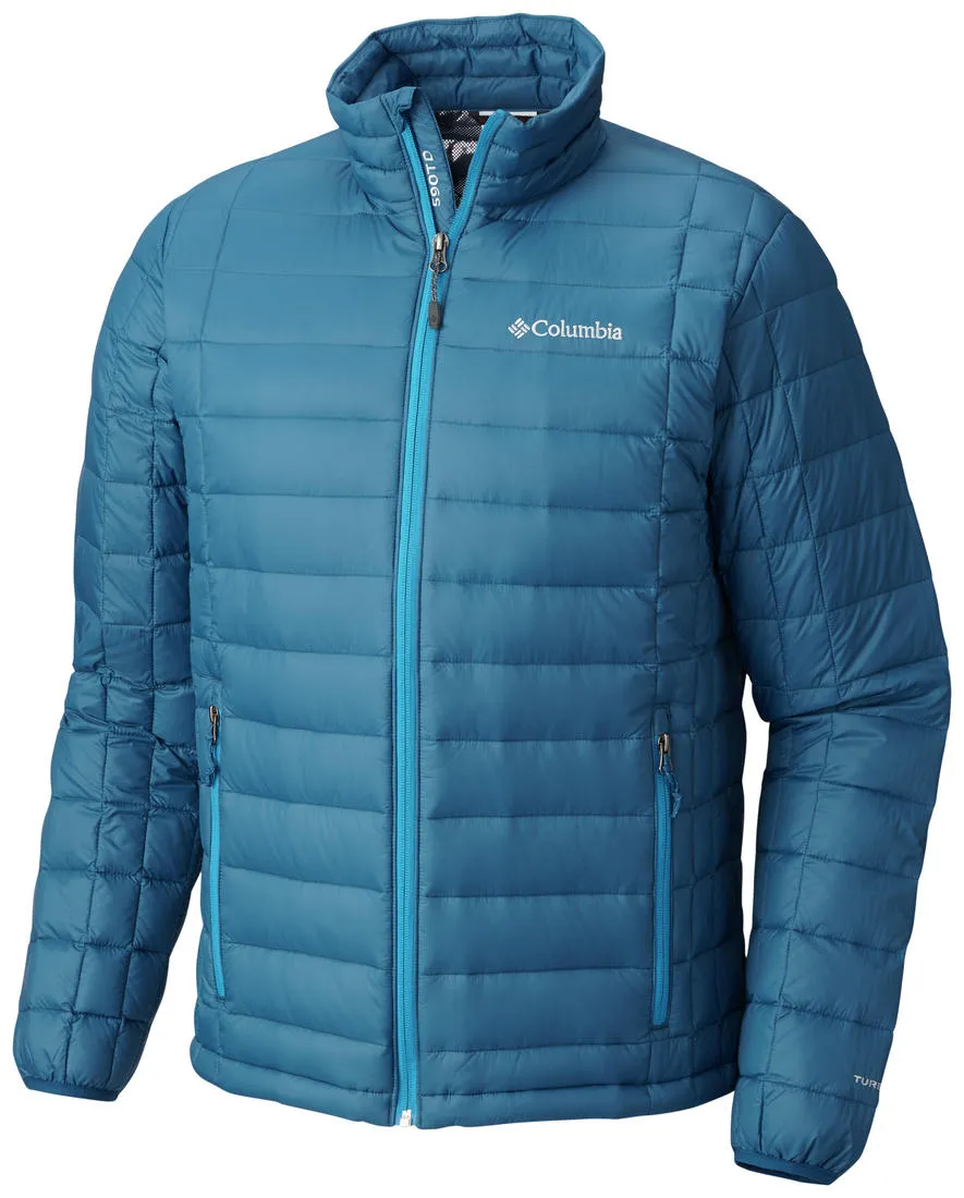 Columbia Men Blue Voodoo Falls 590 TurboDown Jacket Procedure