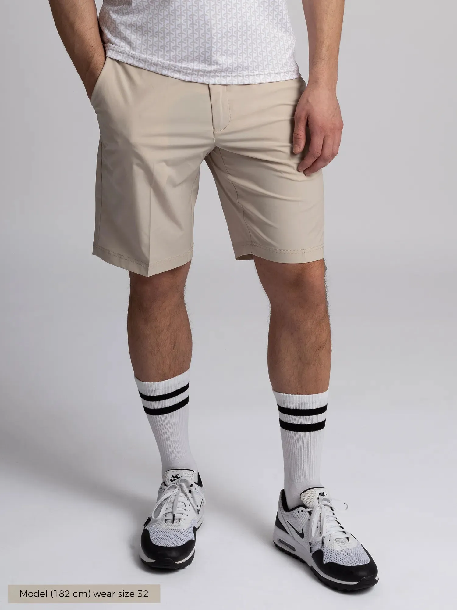 M BYRON LUX SHORTS Agate Gray Easy Fit