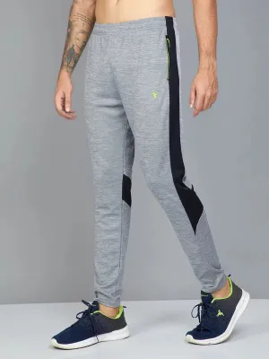 Men Colorblock Slim Fit Trackpants with TECHNO DRY Performance Ready
